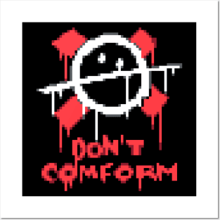 Don't Comform Posters and Art